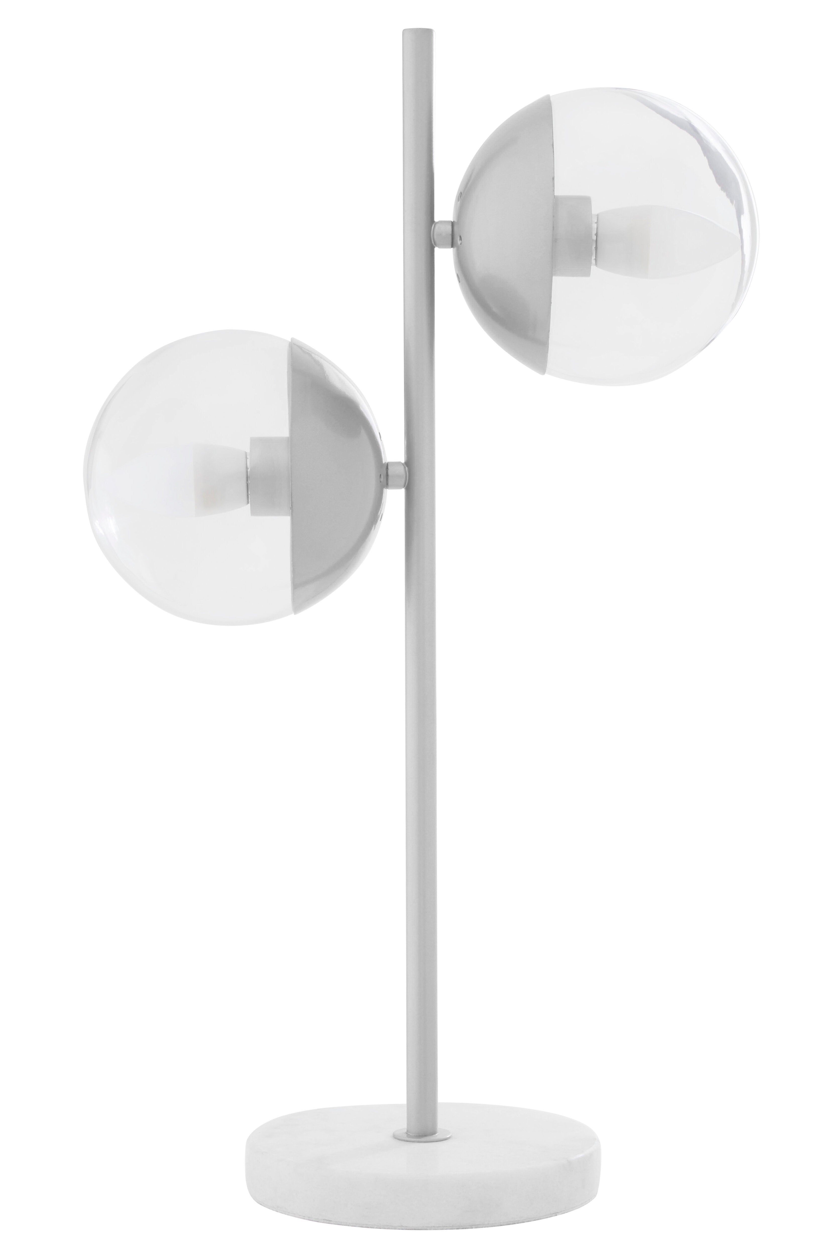 Kidston Chrome Finish Two Shade Table Lamp